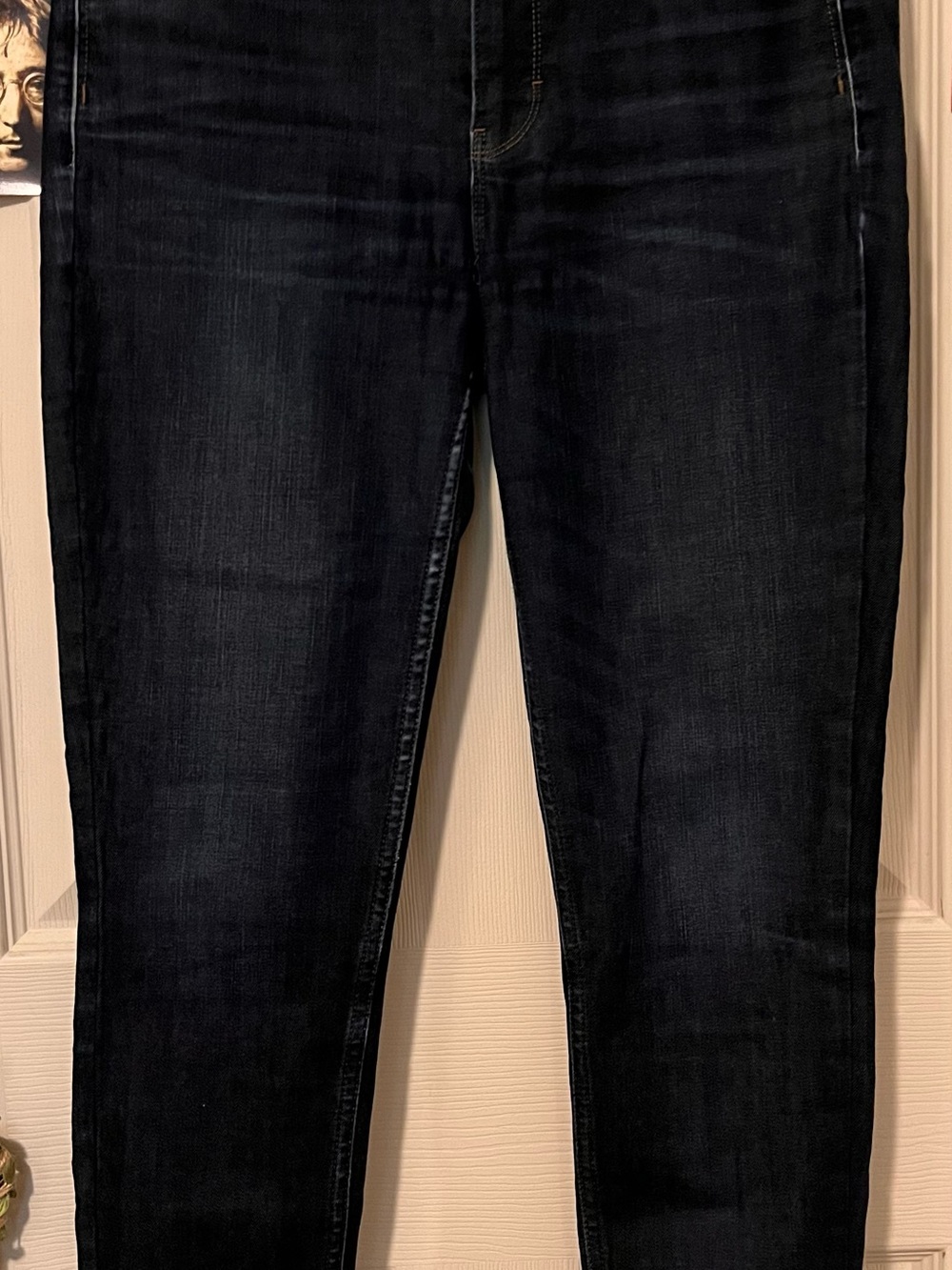 WHBM Jeans Dark Indigo Skinny Ankle 4